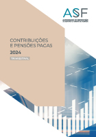 Info trimestral contribuições e pensões pagas dos fundos de pensões do 3º trimestre de 2023