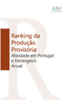 Capa do Excel do Ranking Anual da Produção Provisória - Atividade em Portugal e no Estrangeiro