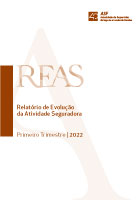 Capa do Relatório de evolução da Atividade Seguradora do 1.º Trimestre de 2022
